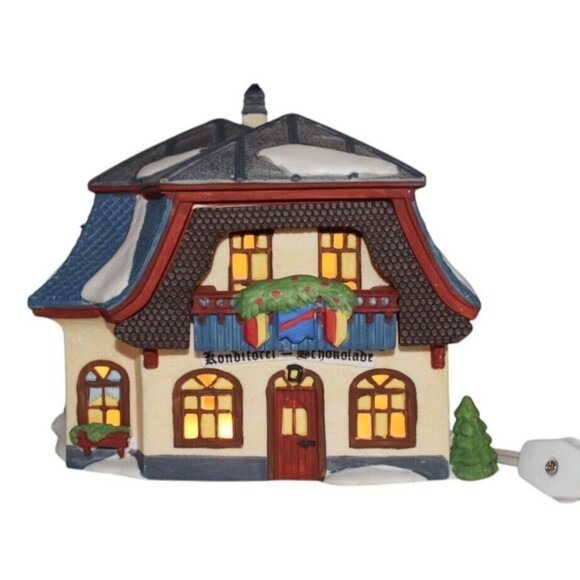 Dept 56 Alpine Village BAKERY & CHOCOLATE SHOP 56146 - Picture 1 of 8